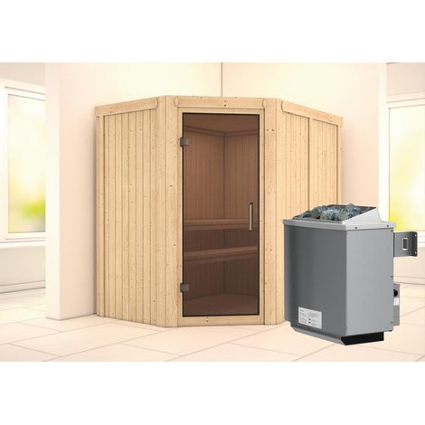 Carin Eck,9KW integr. Strg graphitfarbende Ganzglastür