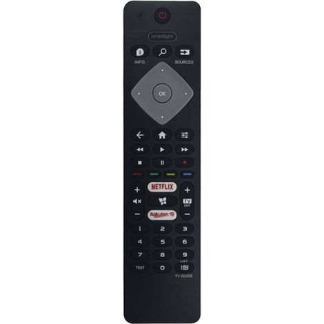 Télécommande Philips - Compatible Modèles BRC0884402/01 43PUS6704/12 50PUS6704/12 55PUS6704/12 - Ambilight - Noir - 1 Pièce (1/4)