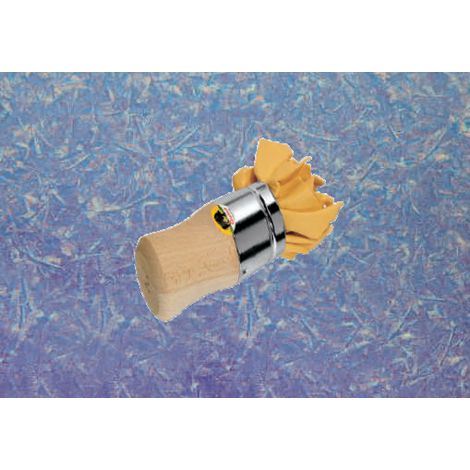 S.222 Spatule ronde à effet émail avec manche en bois 82220030 PINCEAUX SANGLIER