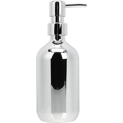 500ml leere Shampooflasche silberfarbener Kunststoff