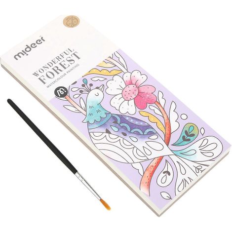 Livre de coloriage pour enfants, livre de graffiti, jouet éducatif pour enfants, outil de peinture-19x8cm-As Shown