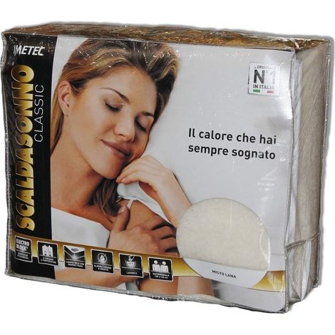 Scaldasonno classic imetec letto singolo 80x150 cm