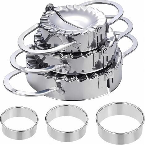 Ravioli-Form und -Maker aus Edelstahl. 6-teiliges Ravioli-Set aus Edelstahl. Küchenutensilien. Backzubehör (3-teilig). (1/4)