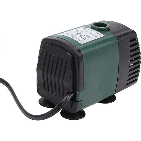 Pompe submersible 7 W 500 l/h, indice de protection IP68, hauteur de refoulement de 120 cm, silencieuse, pour aménagement paysager, aquarium, bassin, fontaine, prise UE 220 V (1/5)
