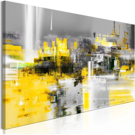 Quadro - Yellow Andromeda (1 Part) Narrow - 150x50 (1/4)