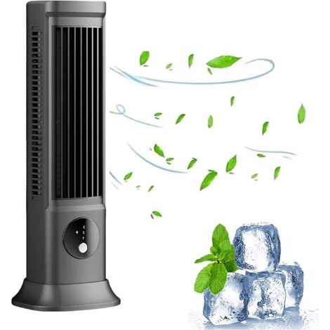 Climatiseur Portable Rechargeable 3 Vitesses avec Réservoir d’Eau pour Bureau ou Chambre – Compact et Silencieux