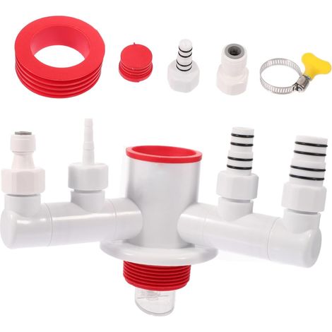 Scarico per lavandino, Deodorante per scarico lavandino, Bounce Core, Filtro per scarico lavandino bagno, Scarico a canale in ABS nero (1/5)