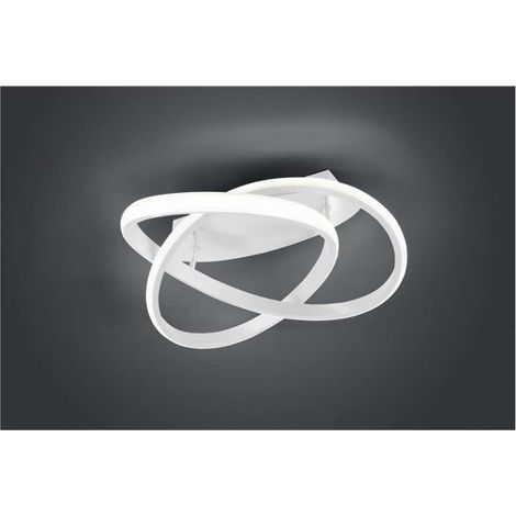 Plafoniera LED Course Spirale bianca con regolazione di intensità - Diametro 45 cm - 18W -