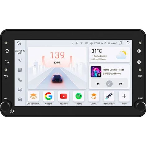 Autoradio, Dimensioni del display, Supporta diversi formati multimediali, Compatibile con Alfa Romeo 159/159 Sportwagon/Brera/Spider, Telecamera posteriore S8 AIPRO (1/2)