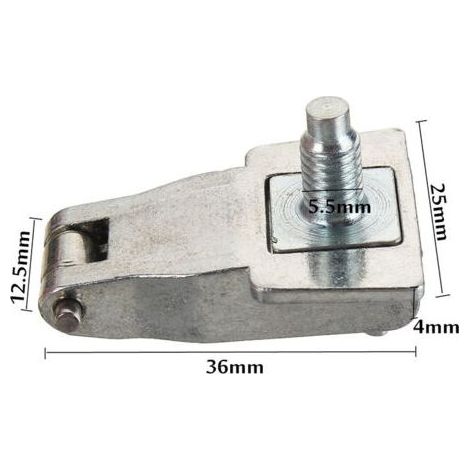 Kit de réparation poignée de porte extérieure charnière de poignée de porte remplacement Compatible avec Fiat 500 Fiat 2012-2015 51964555 51939041 519645