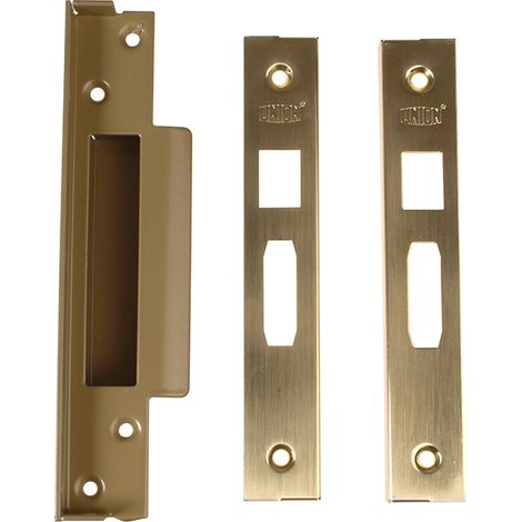 Union Strongbolt 2200 Mortice Sashlock Rebate Kit 13Mm Polished Brass Box (1/2)