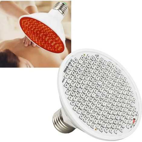 Lampe LED E27 5W 660nm 850nm 630nm Rouge Infrarouge Soin Visage, Circulation Sanguine, Anti-Choc, Compatible 85-265V (1/5)