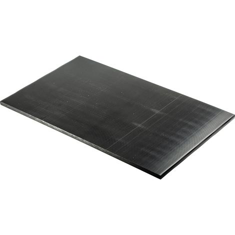 Plaque POM RS PRO Noir, 500mm x 300mm x 10mm ( Prix pour 1 ) (1/2)