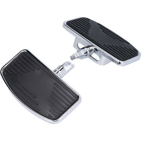 Paire de repose-pieds passager arrière réglables pour moto, caillebotis larges (1/5)