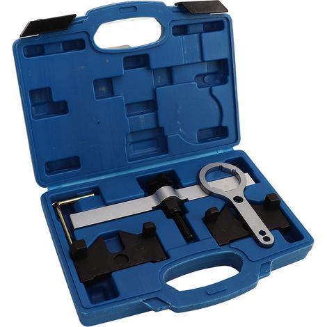 Jeu de 5 outils de calage arbre à cames moteur, acier carbone haute résistance, pour N63 N74 S63 V8 4.4L, kit d'alignement distribution (1/5)