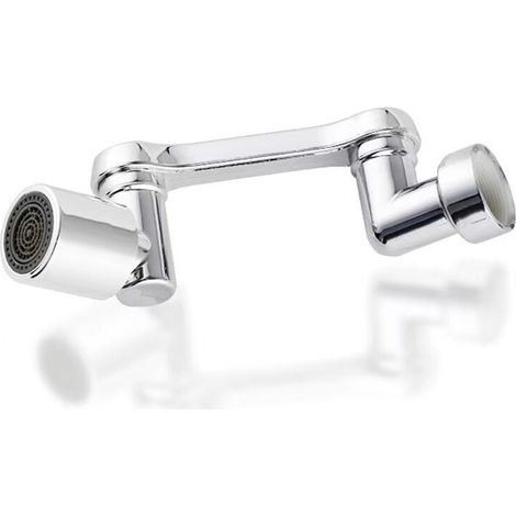 et universel anti-éclaboussures pour lavabo bras robotique de levage rotatif à 1080 degrés et d'extension de lavage de salle de bain (1/4)