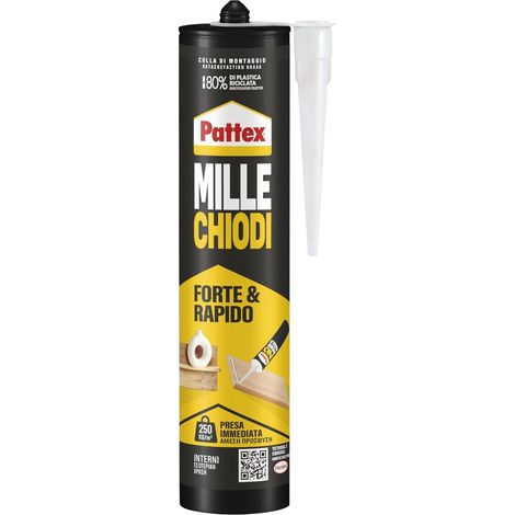 Colla di Montaggio Millechiodi 400 Gr Pattex in Cartuccia (1/4)
