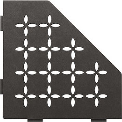 Tablette FLORAL S2 SCHLUTER Finition Alu structurée Anthracite "TSDA" (1/2)