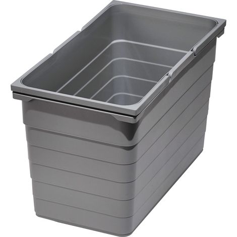 Ninka eins2vier Abfallsammler 25 L 412 x 330 x 230 mm alugrau 5061