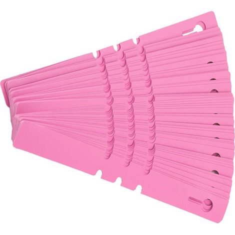 100 PCS Usine En Plastique Arbre Suspendu Étiquettes Autour De La Pépinière Étiquettes De Jardin Marqueurs Étanche Étiquettes De Jardin De La Pépinière Tags(rose) (1/5)