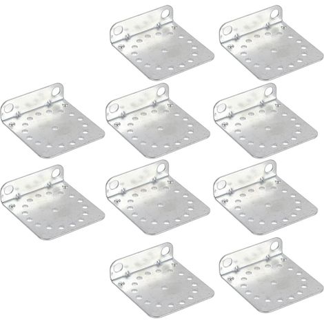 Équerre galvanisée, d'angle renforcée pour clôture électrique, 8, 3 8 (1/5)