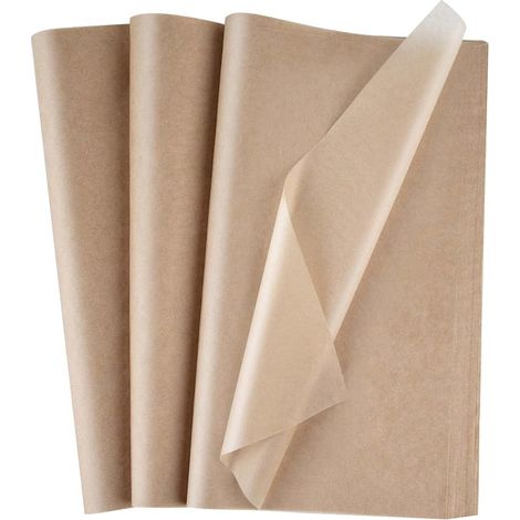 TUPARKA Kraftpapier, 100 Blatt, 35,5 x 51 cm, braun, zum Verpacken von Geschenken, für Hochzeiten, Geburtstage, Bastelarbeiten und Dekorationen (1/5)