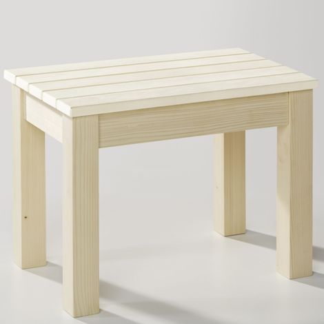 Infraworld Saunahocker Sitzfläche Espe Standfüße Fichte Saunazubehör B3413 (1/5)