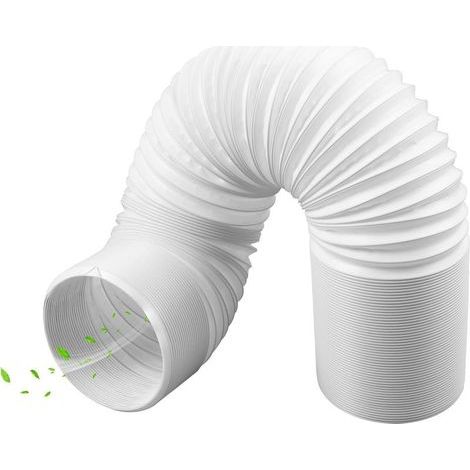 Tubo flessibile per condizionatore d'aria – diametro esterno 130 mm – lunghezza 2 metri – tubo di scarico per condizionatori portatili – tubo di scarico dell'aria (1/5)
