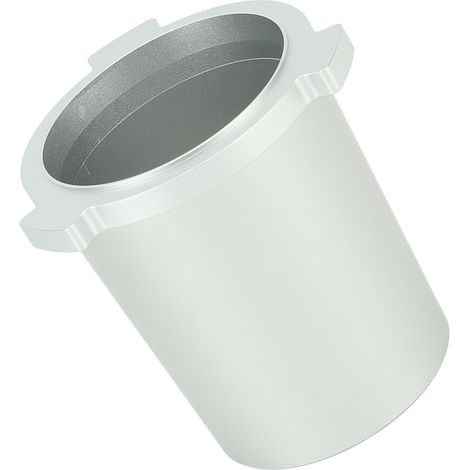 Doseur en alliage d'aluminium 51 mm pour poudre spéciale, compatible avec les machines à café Delonghi série 9 (réf. 9335, argent). (1/5)