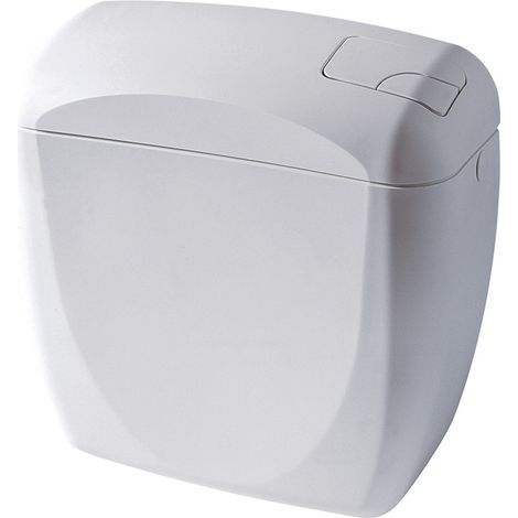 Siamp – Réservoir bas WC 3L/6L – Mécanisme silencieux – Alimentation latérale – Isolation thermique et phonique – Entraxe de fixation 12.5-23.5cm (1/2)