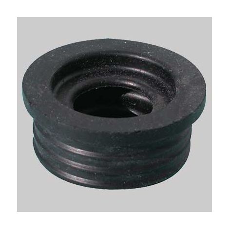 MORSETTO IN GOMMA NERA PER CURVE TECNICHE  Ø 40 mm     MADE IN ITALY
