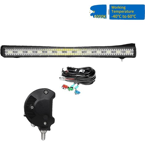 Barra de luz LED, haz combinado, diseño impermeable, 1x156W con cable (1/2)