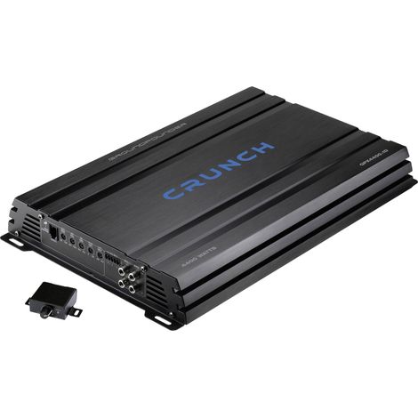 Crunch GPX4400.1D Ampli auto numérique 1 canal 4400 W Réglage volume/basses/aigus adapté pour (marqu (1/4)
