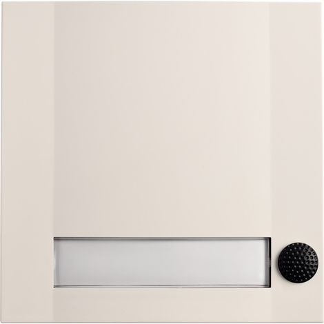 Grothe Pulsante campanello DOMOLUX WS/SW, LED, da superficie, serie COMBIFIX, 51103