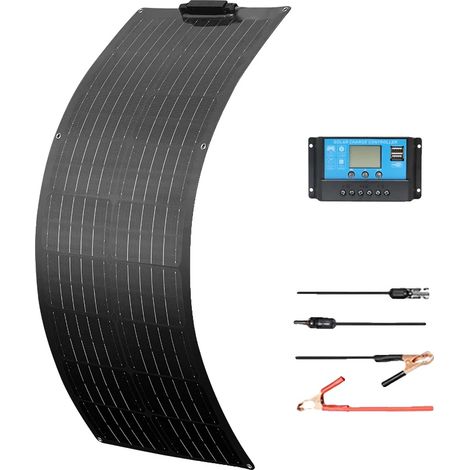 Kit de panneaux solaires, 50W - 100W de puissance, silicium monocristallin, design flexible (1/2)