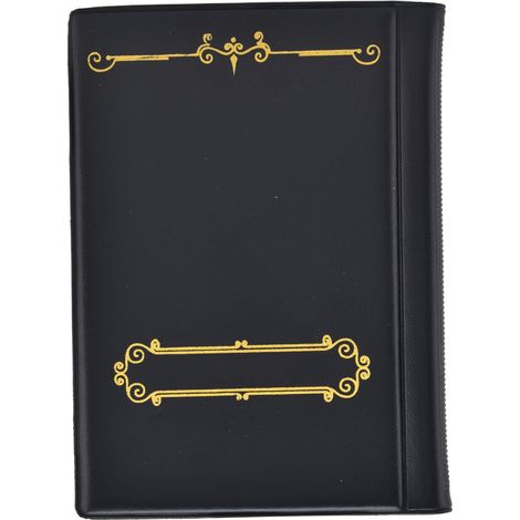 Album de Collection de Pièces Grande Capacité Design Anti-Dérapant Résistant à l'Eau 120 Pochettes Porte-Pièces pour Collection Noir (1/5)