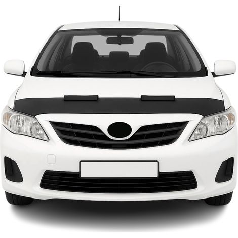 Protège Capot pour Toyota Corolla Berline 2007-13 Masque de voiture vinyle Noir (1/5)