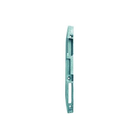 Ferco – Gâche centrale bois 4 mm – Têtière axe 9 mm – Compatible Trimatic butée fixe gauche – E1160700L1 (1/2)