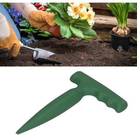 Outil de Transplantation Portable en Plastique pour Grandes Plantes, Creuseur de Trous et Semeur Vert - KZQ (1/5)