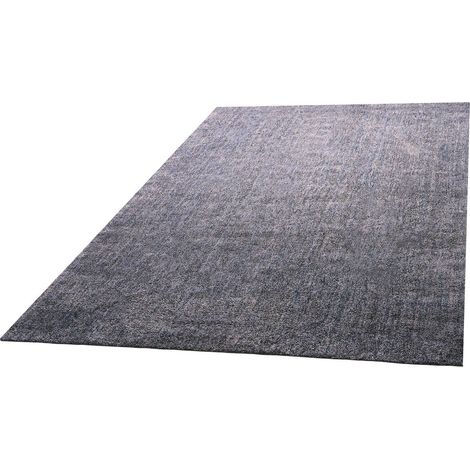 Tapis moelleux bleu-gris 274x366 cm, épais et résistant pour zones à fort passage, antidérapant robuste matériel certifié (1/5)
