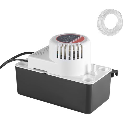 Mophorn Kondensatabsaugpumpe 1/50 PS, 1,89 L Tank, automatische Kondensatpumpe mit Schwimmerschalter und 6 m Schlauch für Klimaanlagen, Luftentfeuchter und Eisbereiter-Wasserablauf, Schwarz (1/5)