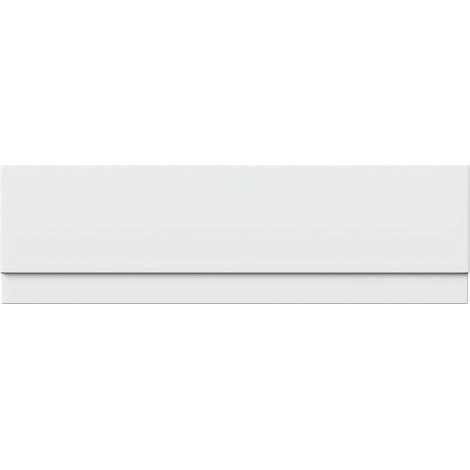 Signature Lucid Acrylic Bath Front Panel 510mm H x 1600mm W - White (1/2)