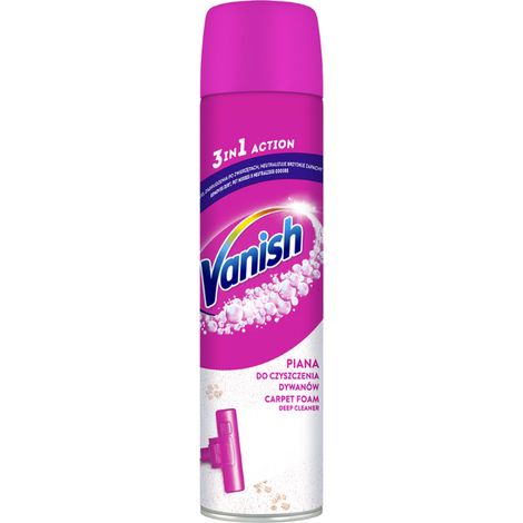 Espuma Vanish para alfombras y tapicería 600 ml