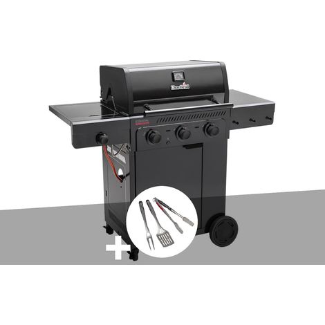 Barbecue à gaz Essential 3G - 3 brûleurs+ Kit 3 ustensiles - Char-Broil (1/5)