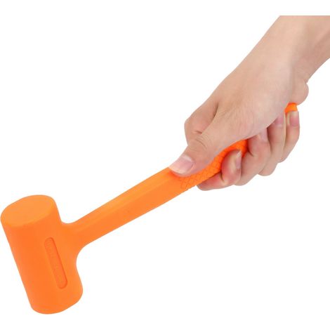Praktischer Schonhammer mit weicher Schlagfläche aus PVC-Gummi (0,5 lbs) (1/5)