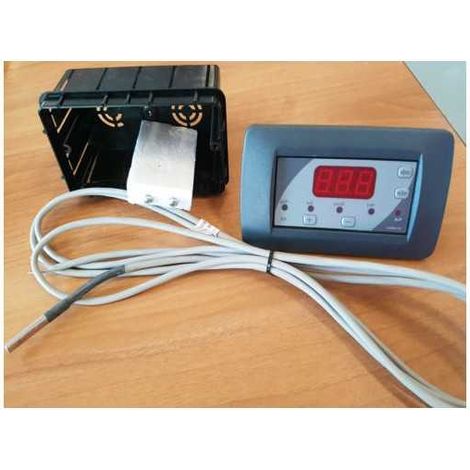 Unidad de control con sonda para insertos de chimenea F.lli Lerda