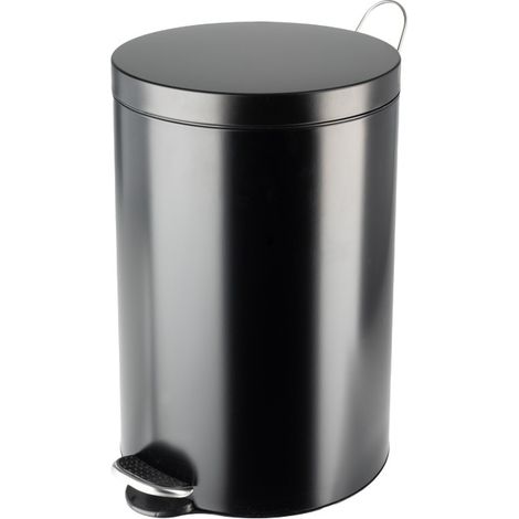 Poubelle de cuisine à pédale 20L Selekta Coloris - Noir (1/5)