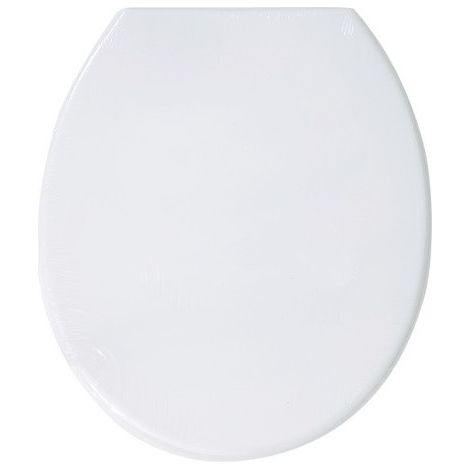 Abattant wc Blanc - Charnières Inox MSV
