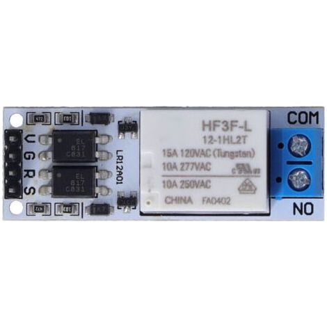 Pair Module de Relais à Verrouillage LR12A01, Interrupteur Bistable Auto-Bloquant 12V 10A, Carte Flip Flop pour Contrôle Électrique (1/5)