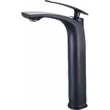 Export-grade washbasin faucet, hot and cold water, household bathroom sink, vanity, single faucet -- Black Swan tall model